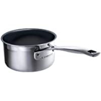 Le Creuset 3-Ply Cazo antiadherente- Ø 14 cm- acero inoxidable- volumen 1-3 L- libre de PFOA- para todo tipo de fuentes…